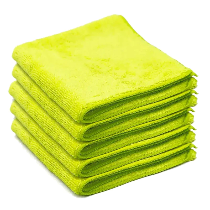 Zestaw 5szt Kaiser Mikrofibra Profesjonalna Limonkowa 40x40 320g PRO - Uniwersalna