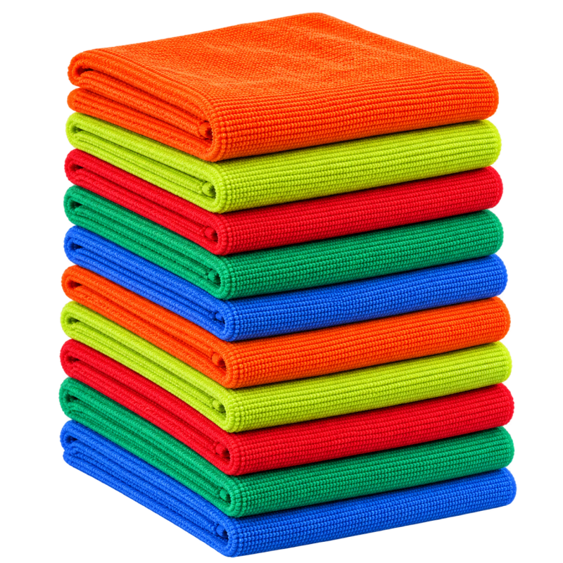 KAISER Mikrofibra 33x33 cm 240 g – zestaw 10 szt. do lakieru, szyb, plastików