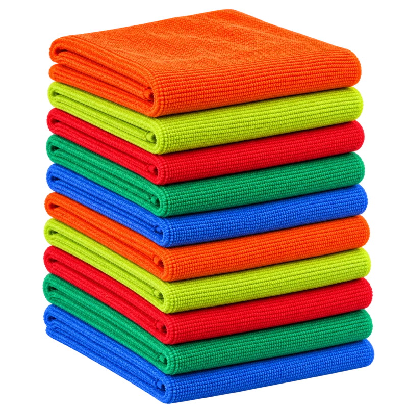 KAISER Mikrofibra 33x33 cm 240 g – zestaw 10 szt. do lakieru, szyb, plastików