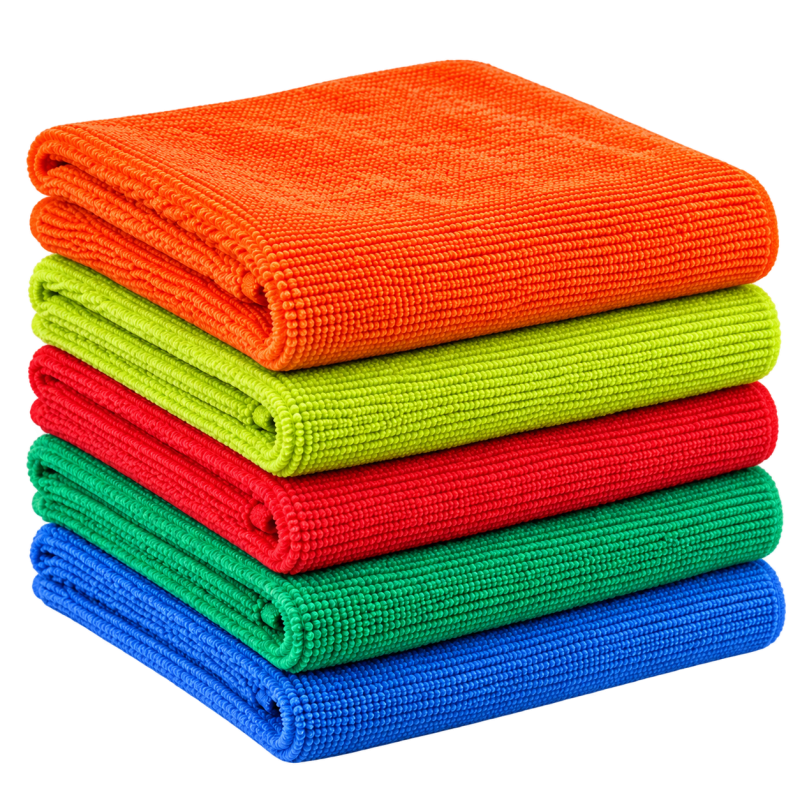 KAISER Mikrofibra 33x33 cm 240 g – zestaw 5 szt. do lakieru, szyb, plastików