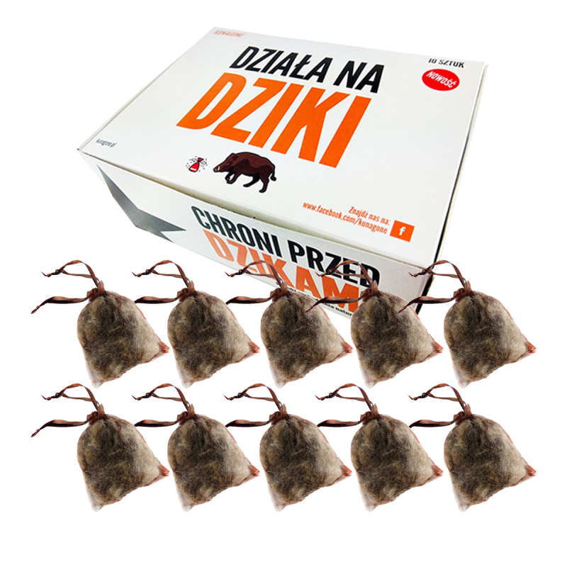 Kunagone Odstraszacz na Dziki 10 pak – naturalny zapach psa, ochrona terenu