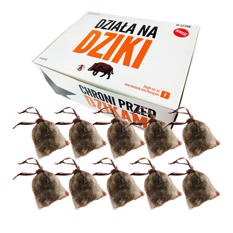 Kunagone Odstraszacz na Dziki 10 pak – naturalny zapach psa, ochrona terenu
