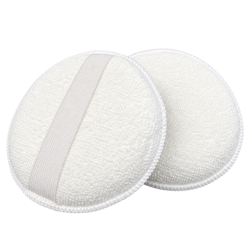 Kaiser Aplikator White Bear biały z gumką, mikrofibra 12,5 cm