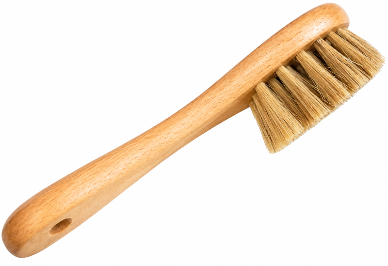 Kaiser szczoteczka z rączką do skóry, naturalne włosie, 12 cm
