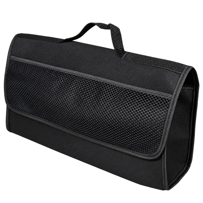 KAISER Torba organizer do bagażnika duża czarna 47x17x28 cm rzepy