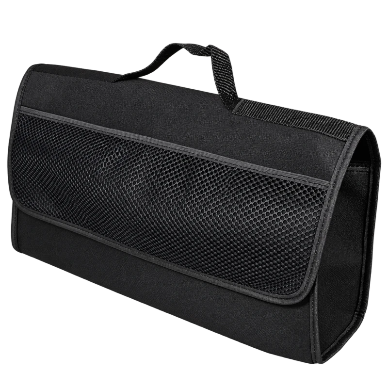 KAISER Torba organizer do bagażnika duża czarna 47x17x28 cm rzepy