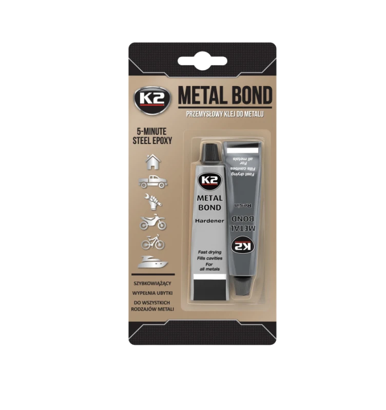 K2 Metal Bond klej epoksydowy do metalu 2-składnikowy 58 g