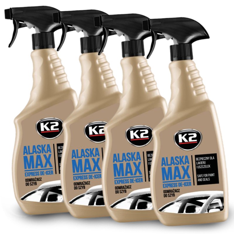 K2 Alaska odmrażacz do szyb 700ml x 4szt