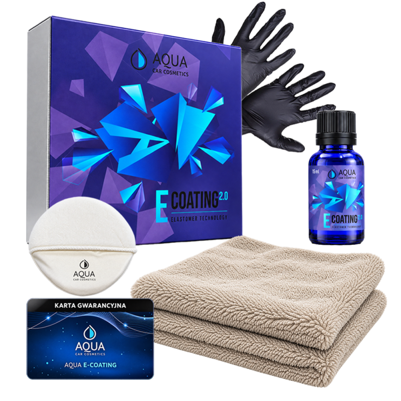 AQUA E-Coating 2.0 15ml powłoka elastomerowa lakier PPF felgi szkło