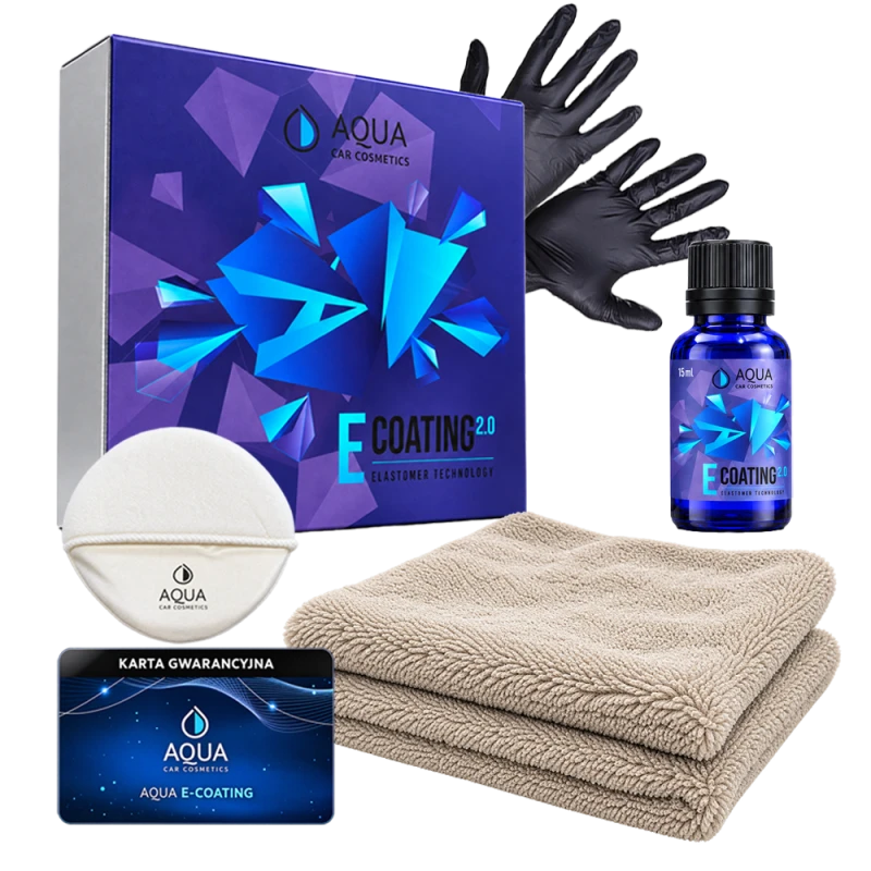 AQUA E-Coating 2.0 15ml powłoka elastomerowa lakier PPF felgi szkło