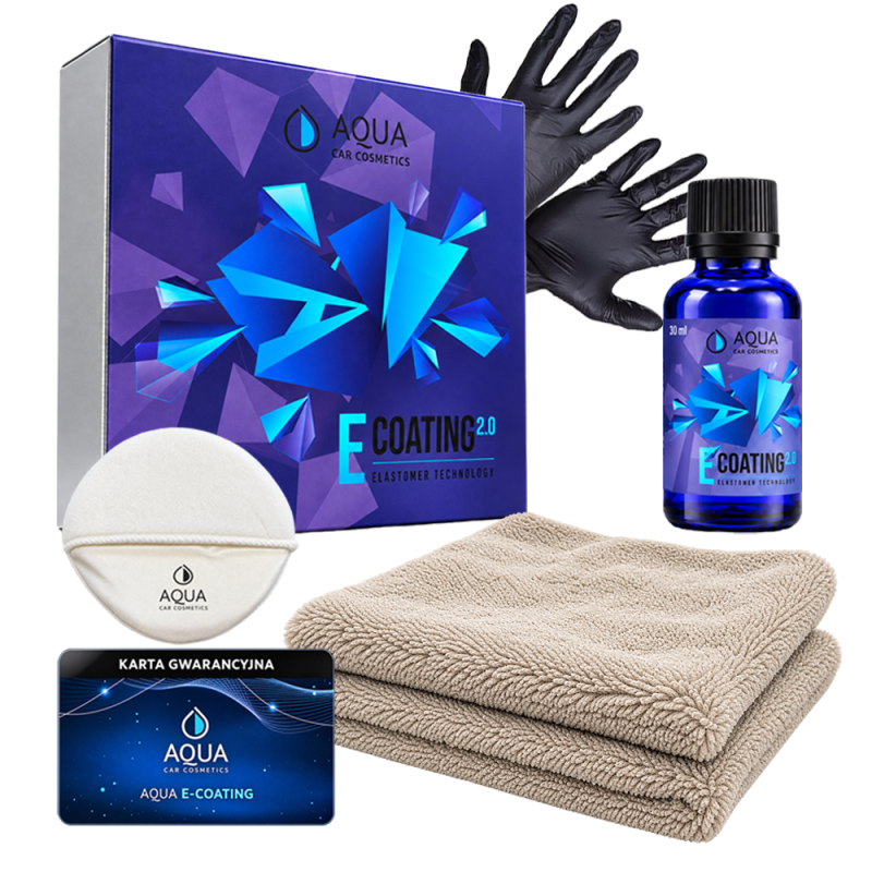 AQUA E-Coating 2.0 30ml powłoka elastomerowa lakier PPF felgi szkło