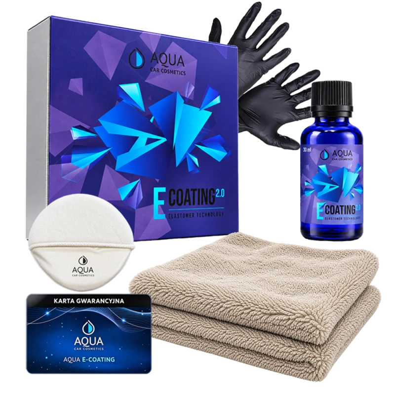 AQUA E-Coating 2.0 30ml powłoka elastomerowa lakier PPF felgi szkło