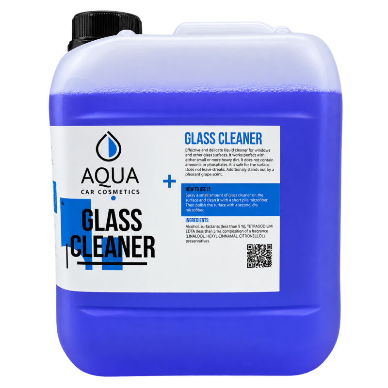 AQUA Glass Cleaner 5L – płyn do mycia szyb samochodowych bez smug