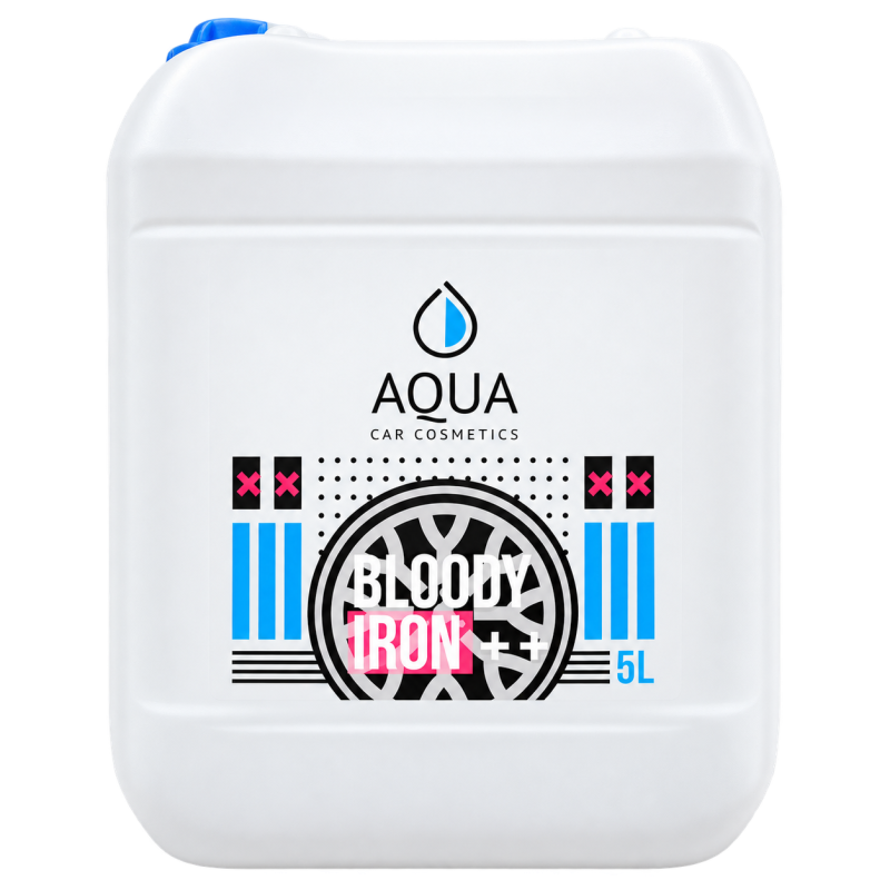AQUA Bloody Iron 5000ml – deironizer do felg i lakieru, krwawa felga