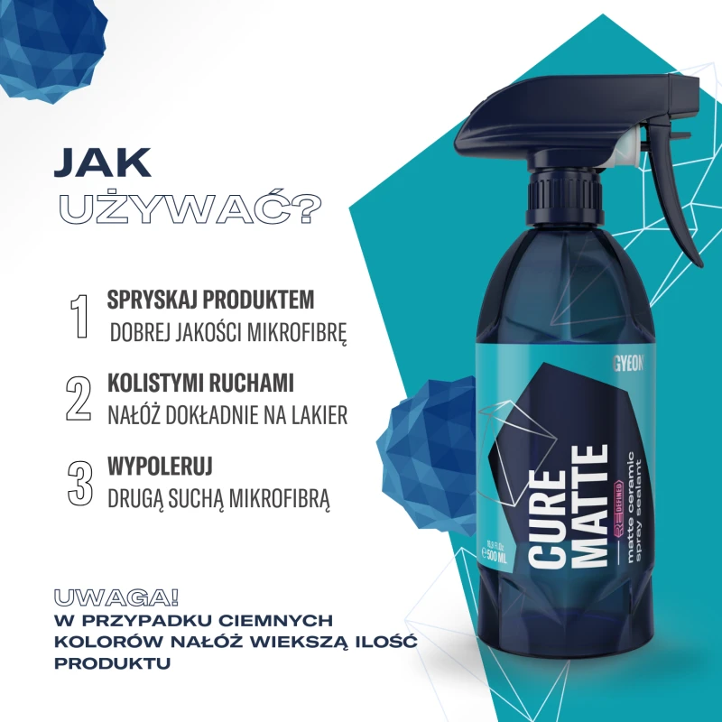 Gyeon Q²M Cure Matte REDEFINED 100ml – sealant do lakierów matowych