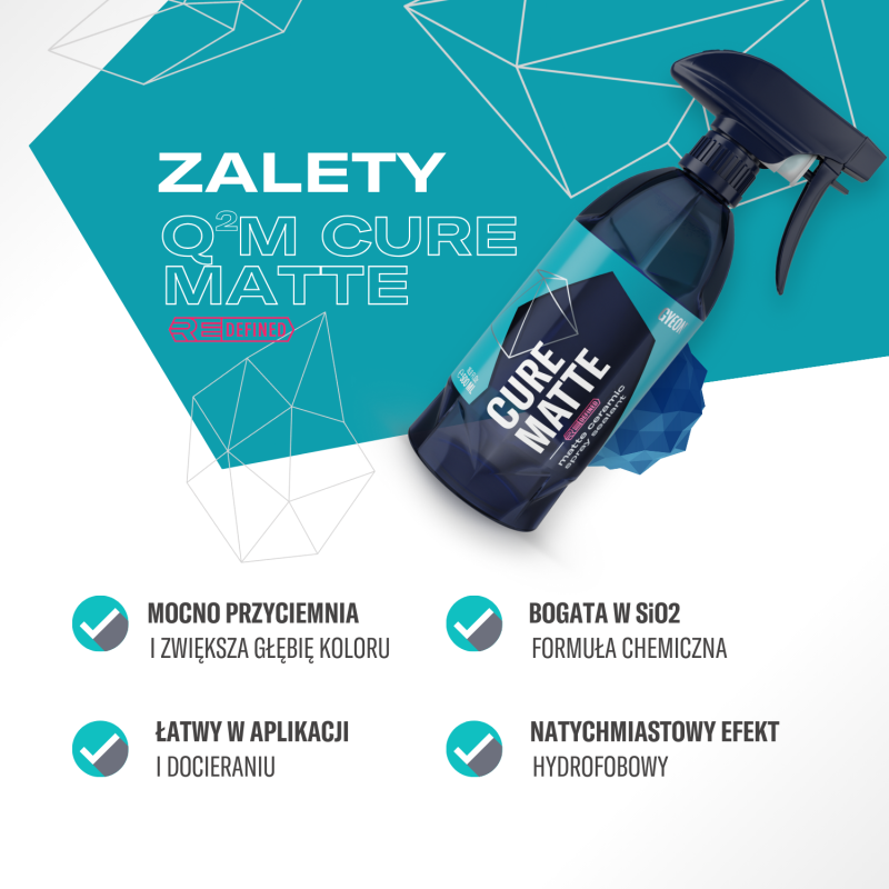 Gyeon Q²M Cure Matte REDEFINED 100ml – sealant do lakierów matowych
