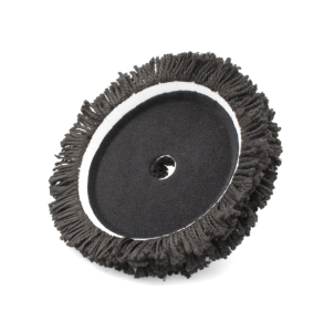 FLEXIPADS 160 mm Cupped Twisted Black Silk Finishing Pad