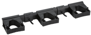 Vikan 10119 Higieniczny system wsporników ściennych Hi-Flex, 420 mm, czarny