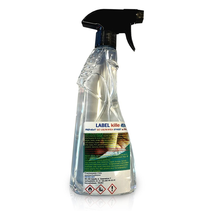 Label Killer 0,5l - płyn do usuwania kleju, żywicy