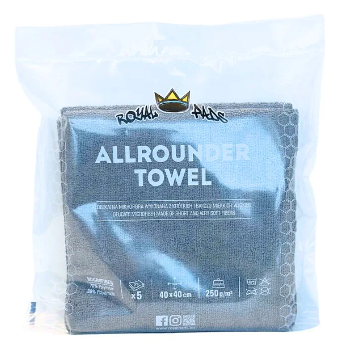 Royal Pads Allrounder Towel 250GSM 40x40 5szt mikrofibra