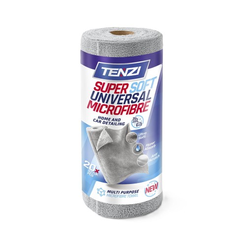 Tenzi Mikrofibra Szara 20 sztuk 35x35 230gsm