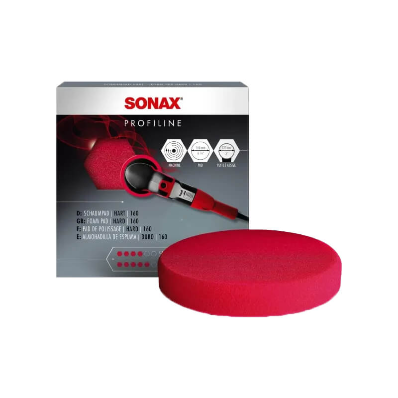 SONAX gąbka polerska 160 czerwona
