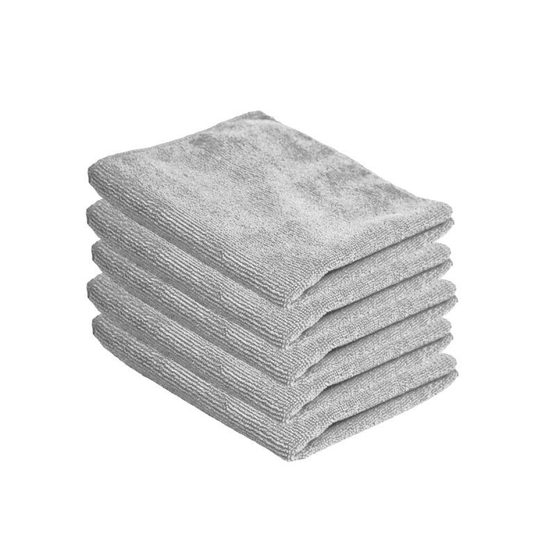 Zestaw 5szt Mikrofibra Professional ICE Gray 40x40 gr.320g/m2