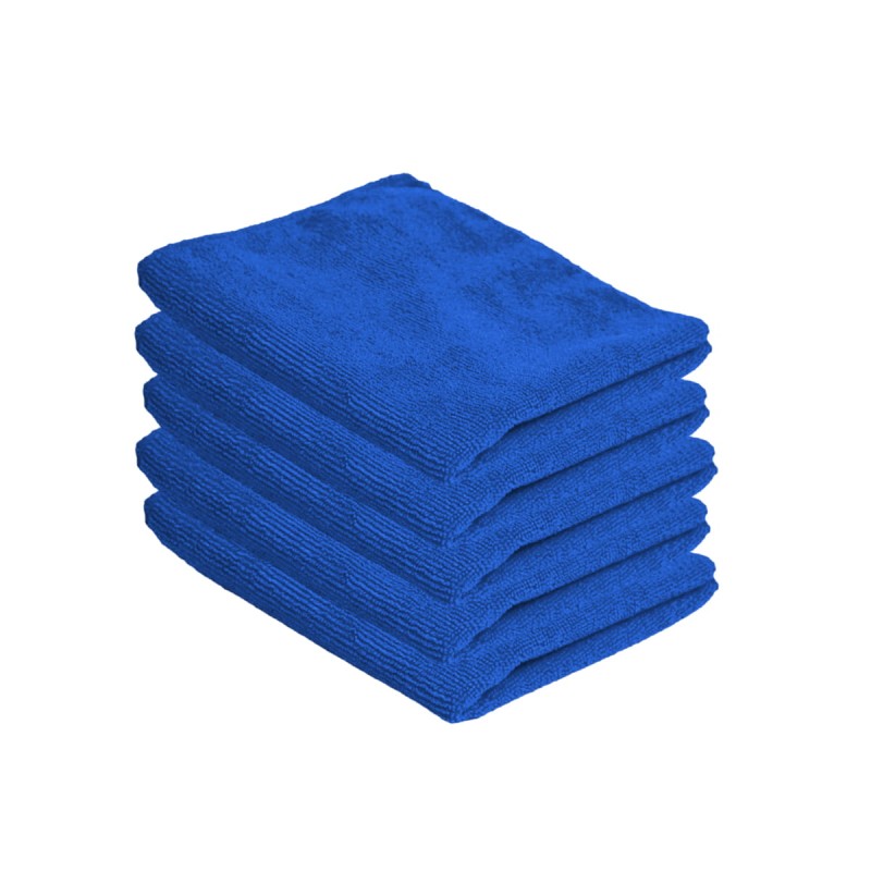 Zestaw 5szt mikrofibra profesjonalna Cobalt blue 40x40