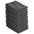 Zestaw 10szt Mikrofibra Professional 40x40 Czarna 320g