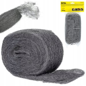 Drell Wełna stalowa P0000 200g