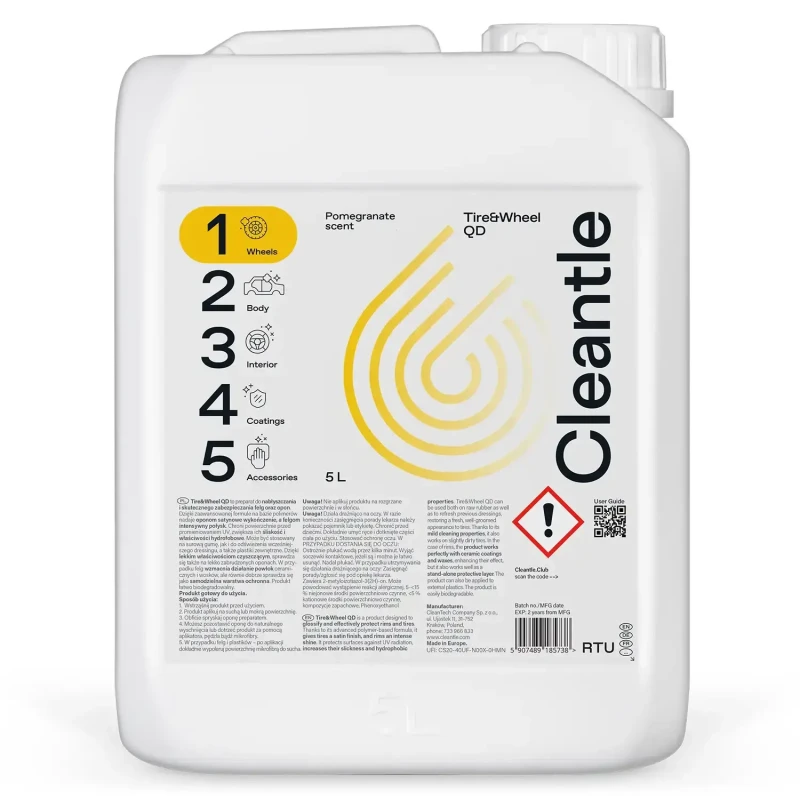 Cleantle Tire & Wheel QD 5L