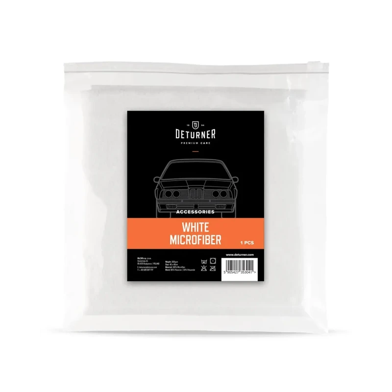 Deturner White Microfiber 40x40 300gsm