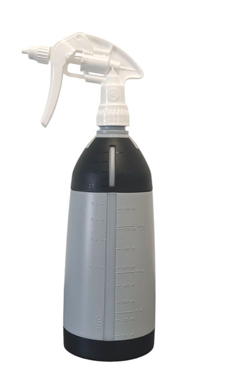 EPOCA butelka z atomizerem A-TYPE Szara 1L