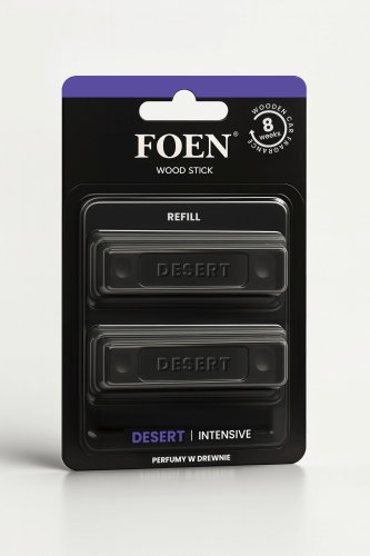 FOEN Wood Stick DESERT Refil -  zestaw wkładów uzupełniających do Foen Wood Stick 2 szt