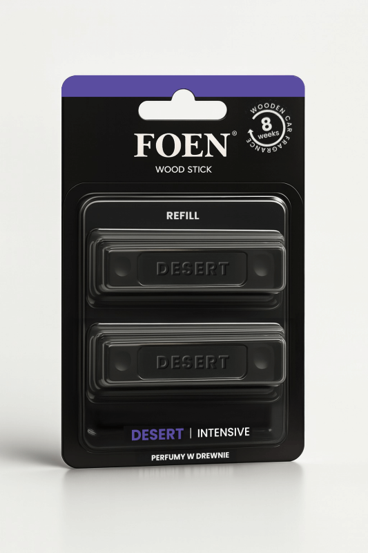 FOEN Wood Stick DESERT Refil -  zestaw wkładów uzupełniających do Foen Wood Stick 2 szt