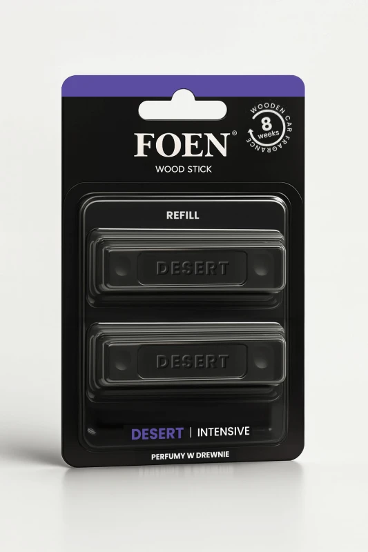 FOEN Wood Stick DESERT Refil -  zestaw wkładów uzupełniających do Foen Wood Stick 2 szt