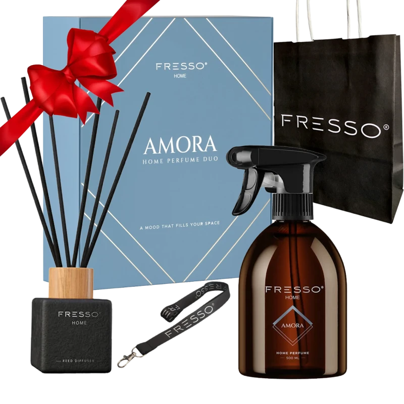 Prezent Na Święta Zestaw Fresso Home Perfume DUO Amora Gift Box Perfumy Dyfuzor