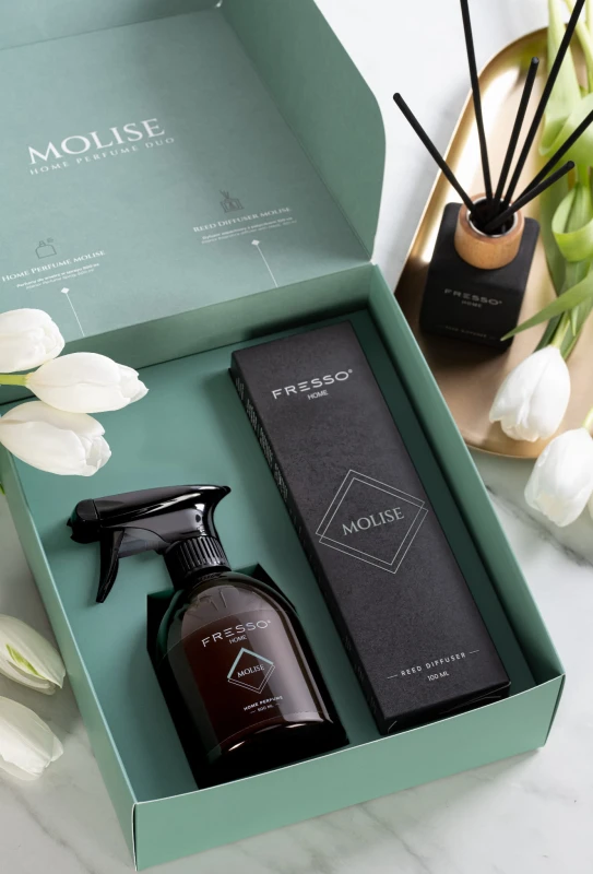 Prezent Na Święta Zestaw Fresso Home Perfume DUO Molise Gift Box Perfumy Dyfuzor