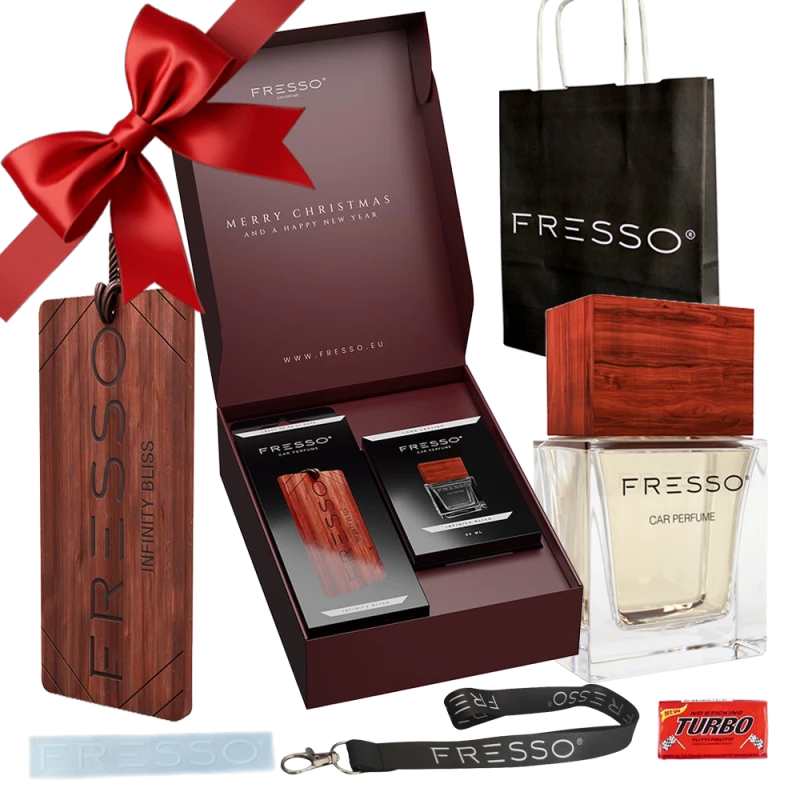 Fresso Christmas Gift Box Infinity bliss - Świąteczny zestaw prezentowy perfum zawieszka NA PREZENT