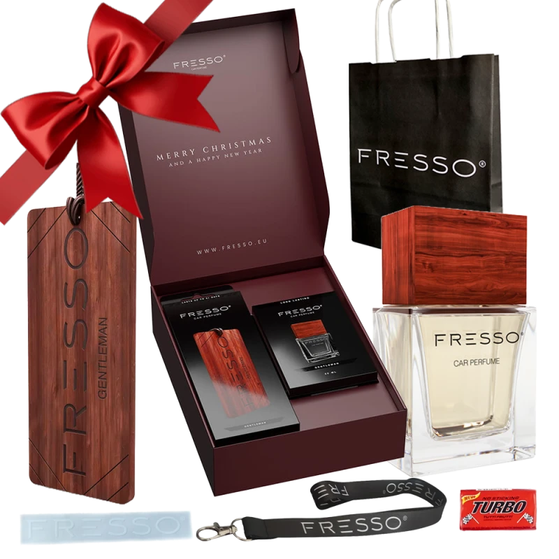 Fresso Christmas Gift Box Gentleman - Świąteczny zestaw prezentowy perfum zawieszka NA PREZENT