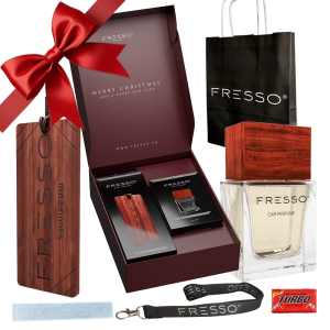 Fresso Christmas Gift Box Signature Man - Świąteczny zestaw prezentowy perfum zawieszka NA PREZENT