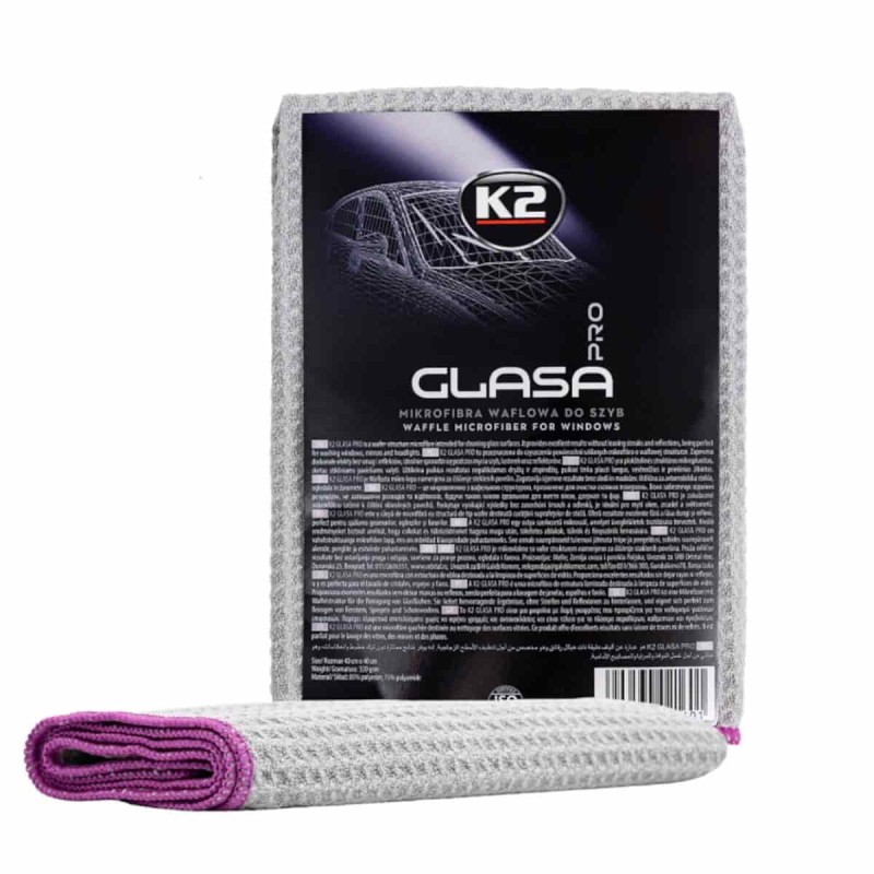 K2 Glasa Pro - Mikrofibra waflowa
