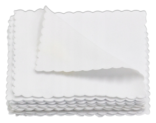 Kaiser Suede Small White Dove 10x10 - 10szt  Mikrofibra do aplikacji powłok