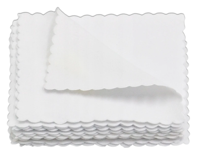 Kaiser Suede Small White Dove 10x10 - 10szt  Mikrofibra do aplikacji powłok