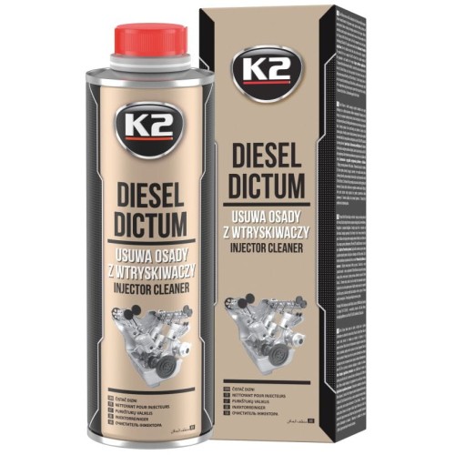 K2 Diesel Dictum 500ml - Środek do  czyszczenia wtryskiwaczy