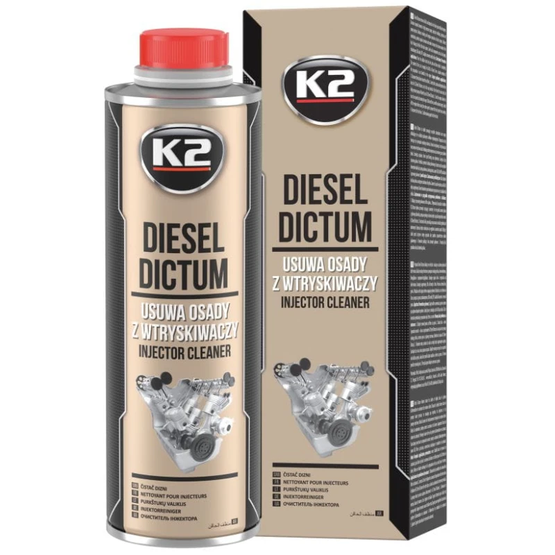 K2 Diesel Dictum 500ml - Środek do  czyszczenia wtryskiwaczy