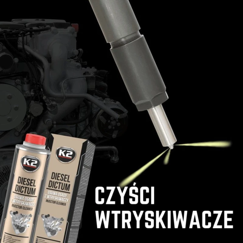 K2 Diesel Dictum 500ml - Środek do  czyszczenia wtryskiwaczy