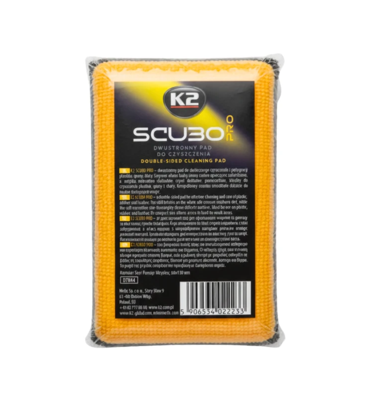 K2 Scubo Pro - Scrub Pad do czyszczenia i pielęgnacji plastików, gumy, skóry