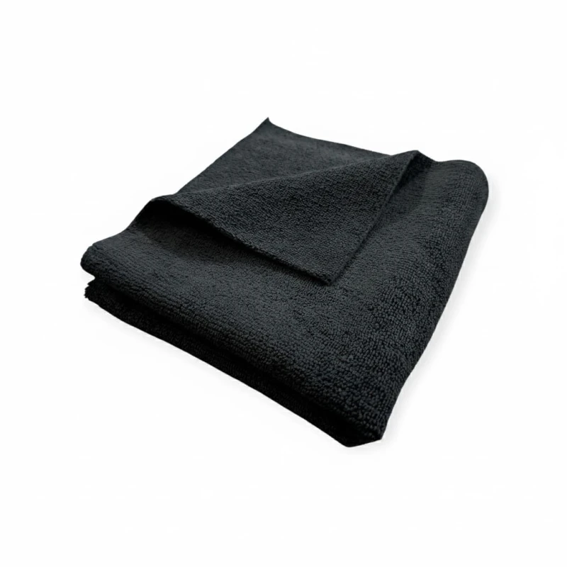 Kaiser Falcon Black czarna mikrofibra 40x40 360gsm 70/30