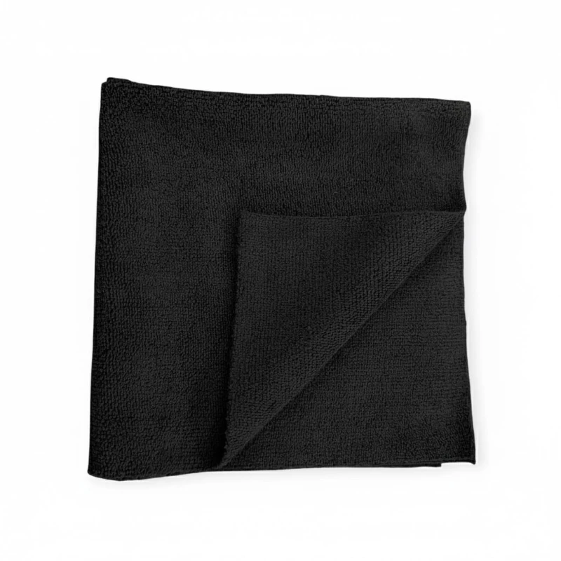 Kaiser Falcon Black czarna mikrofibra 40x40 360gsm 70/30